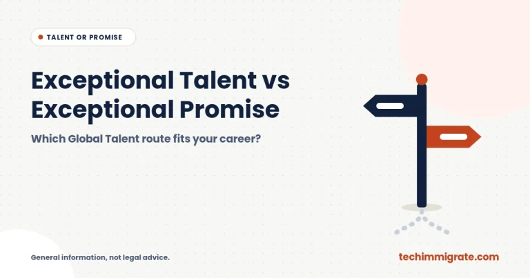 Exceptional Talent vs Exceptional Promise: Which Global Talent Route Fits Your Career?
