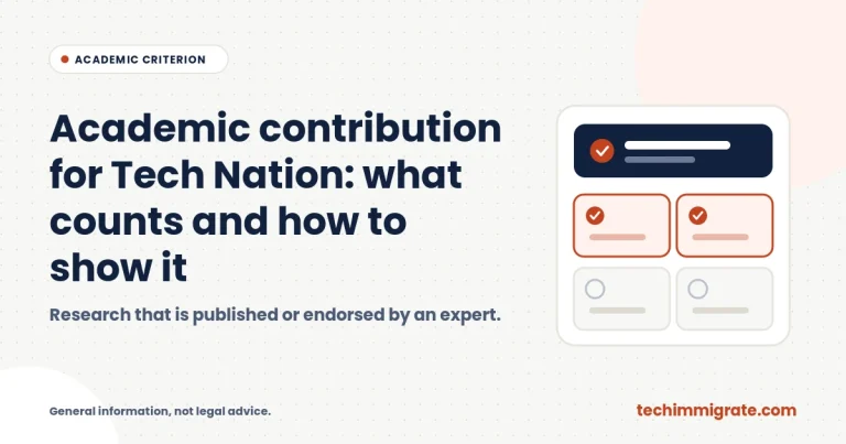 Academic Contribution Tech Nation Looks For: 5 Ways to Show It (Even Outside Academia)