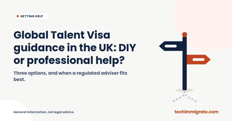 Global Talent Visa Guidance UK: DIY vs Professional Help (Which Fits You?)
