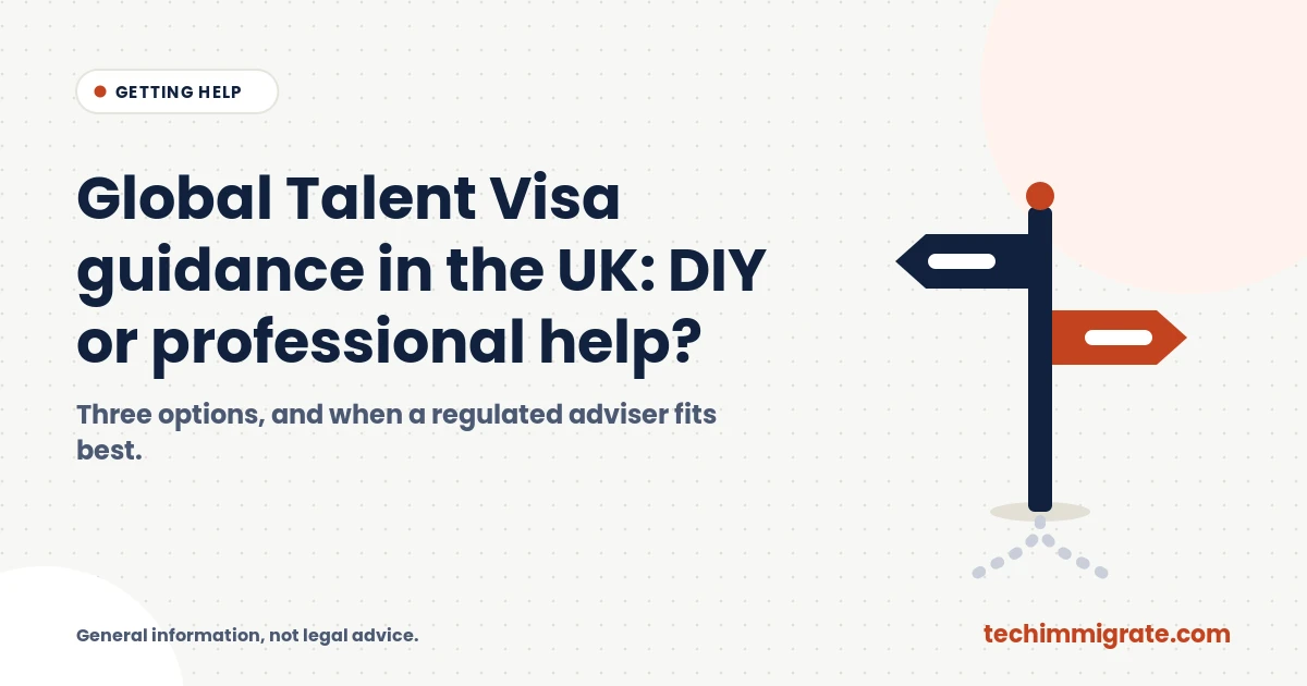 Global Talent Visa Guidance UK: DIY vs Professional Help (Which Fits You?)